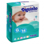 FRALDA DIGUINHO CONFORT PLUS MINI G COM 14 UNIDADES