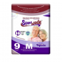 FRALDA SUAVIDADE M COM 9 UNIDADES