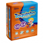 FRALDA TOQUINHO CONFORT SEC MEGA SXG COM 54 UNIDADES