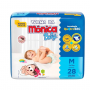 FRALDA TURMA DA MONICA JUMBO M COM 28 UNIDADES