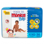 FRALDA TURMA DA MONICA MEGA XXG COM 36 UNIDADES