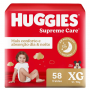 FRALDA HUGGIES MAX PROT HIPER XG COM 58 UNIDADES