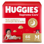 FRALDA HUGGIES MAX PROT HIPZINHA M COM 66 UNIDADES