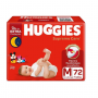 FRALDA HUGGIES SUPREME CARE UNISSEX M COM 72 UNIDADES 