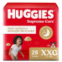 FRALDA HUGGIES SUPREME CARE XXG COM 26 UNIDADES