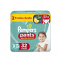 FRALDA PAMPERS PANTS CONFORT SEC XG COM 32 UNIDADES