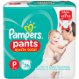 FRALDA PAMPERS PANTS PACOTAO P COM 26 UNIDADES