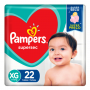 FRALDA PAMPERS SUPERSEC XG 22UNI