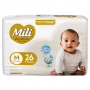 FRALDA LOVECARE JUMBO M COM 26 UNIDADES
