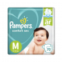 FRALDA PAMPERS CONFORT SEC BAG M COM 70 UNIDADES
