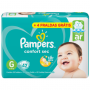 FRALDA PAMPERS CONFORT SEC G COM 42 UNIDADES