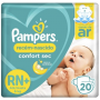 FRALDA PAMPERS CONFORT SEC RN COM 20 UNIDADES