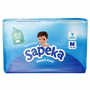 FRALDA SAPEKA REG RENDE MAIS M 7 UNIDADES