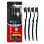 ESCOVA DENTAL COLGATE SLIM SOFT BLACK 4 UNIDADES