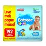 TOALHAS UMEDECIDAS BABYSEC GALINHA PINTADINHA COM 192 UNIDADES 