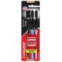 ESCOVA DENTAL COLGATE SLIM SOFT BLACK 3 UNIDADES