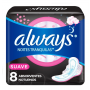 ABSORVENTE ALWAYS NOTURNO SUAVE PINK COM 8 UNIDADES