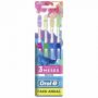 ESCOVA DENTAL ORAL-B INDICATOR COLORS COLECTION 4 UNIDADES