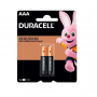 PILHA DURACELL Aaa REGARREGAVEL COM 2 UNIDADES