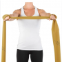 FAIXA ELASTICA EXERCICIO MERCUR DOURADA 1,5 M