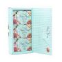 KIT SABONETE EM BARRA ALMA FLORES HERBAL COM 3 UNID 130G 