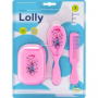KIT BANHO ZOO LOLLY ROSA COM 3 ITENS