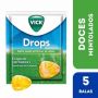 PASTILHA VICK LIMÃO COM 5 UNIDADES 