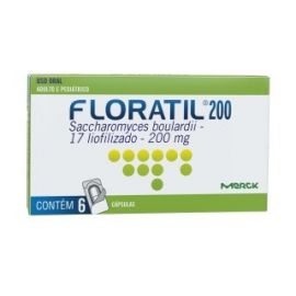 FLORATIL 200MG COM 6 CÁPSULAS GELATINOSAS DURAS