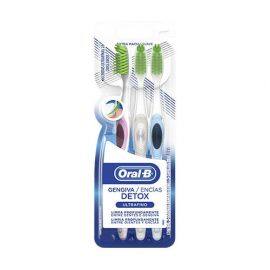 ESCOVA DENTAL ORAL-B DETOX  ULTRAFINO C/3