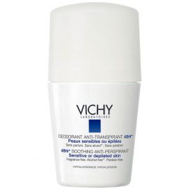 Desodorante Vichy 48h Roll-on Pele Sensível com 50ml