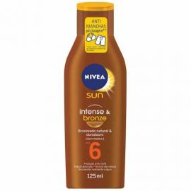 BRONZEADOR NIVEA SUN INTENSE & BRONZE FPS6 LOÇÃO 125ML