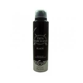 DESODORANTE TRES AEROSSOL MARCHAND BLACK 150 ML