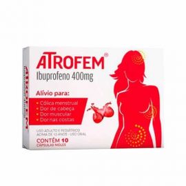 ATROFEM  400MG C/10 CAPS CX C/5