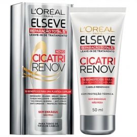 LEAVE-IN DE TRATAMENTO ELSEVE REPARAÇÃO TOTAL 5+ CICATRI RENOV 50ML