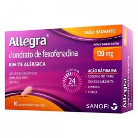 ALLEGRA 120MG COM 10 COMPRIMIDOS REVESTIDOS