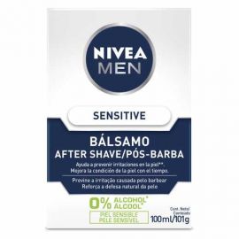 BÁLSAMO PÓS-BARBA NÍVEA MEN SENSITIVE 100ML