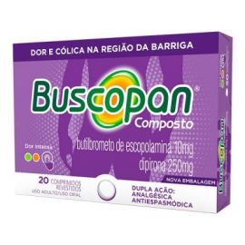 BUSCOPAN COMPOSTO COM 20 COMPRIMIDOS REVESTIDOS