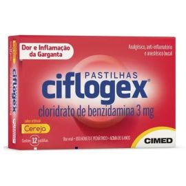 CIFLOGEX CEREJA COM 12 PASTILHAS
