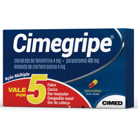CIMEGRIPE 400MG COM 20 CÁPSULAS