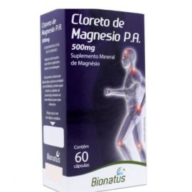 CLORETO DE MAGNÉSIO P.A 500MG COM 60 CÁPSULAS - BIONATUS
