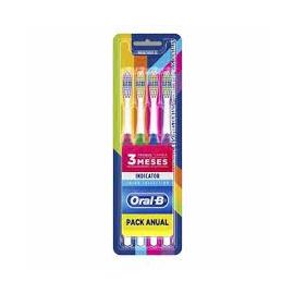 ESCOVA DENTAL ORAL-B INDICATOR C/4 MACIA