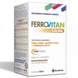 FERROVITAN COM COLINA  PEDIÁTRICO SOLUÇÃO 60ML