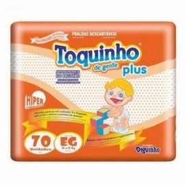 FRALDA TOQUINHO PLUS EG 70UNI