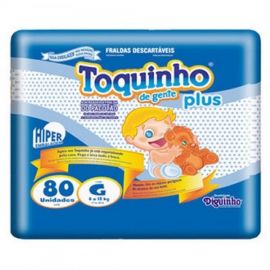 FRALDA TOQUINHO PLUS G 80UNI