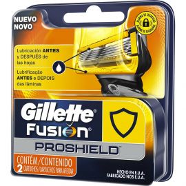 GILLETTE FUSION PROSHIELD C/2 CARTUCHOS