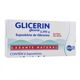 GLICERIN ADULTO C/ 6 SUPOSITORIOS