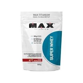 SUPER WHEY REFIL 900G MORANGO
