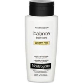 LOÇÃO NEUTROGENA BODY CARE BALANCE PELE NORMAL A SECA 200ML