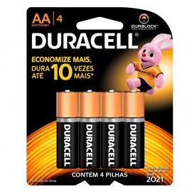 PILHA DURACELL AA C/4