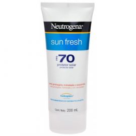 PROTETOR SOLAR FACIAL NEUTROGENA SUN FRESH FPS70 LOÇÃO 200ML